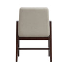 Manhattan Comfort Stella Modern Velvet Wood Armchair in Champagne - Set of 2