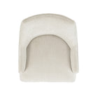 Manhattan Comfort Beever Modern Chenille Wood Armchair in Cream - Set of 2
