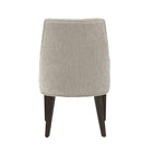 Manhattan Comfort Beever Modern Chenille Wood Armchair in Taupe - Set of 2