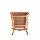 Manhattan Comfort Giverny Industry Chic Wood Dining Chair in Natural - Set of 4