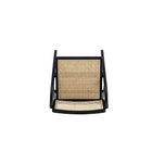Manhattan Comfort Lambinet Industry Chic Wood Folding Chair in Black and Natural - Set of 4