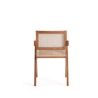 Manhattan Comfort Hamlet Industry Chic Wood Armchair in Natural - Set of 2