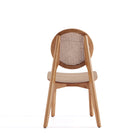 Manhattan Comfort Versailles Industry Chic Wood Dining Chair in Natural - Set of 4 - 2-DCCA11-NA