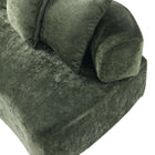 Manhattan Comfort Verandah Mid-Century Modern 2-Piece Sofa Set in Olive Green - 2-LSAC1769-OG