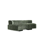 Manhattan Comfort Verandah Mid-Century Modern 2-Piece Sofa Set in Olive Green - 2-LSAC1769-OG