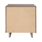 Manhattan Comfort Granville Modern 18" Nightstand in Light Gray (1-Drawer) - Set of 2