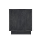 Manhattan Comfort Horizon Modern 22" Nightstand in Charcoal Gray (2-Drawer) - Set of 2