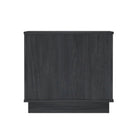 Manhattan Comfort Horizon Modern 22" Nightstand in Charcoal Gray (2-Drawer) - Set of 2