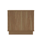 Manhattan Comfort Horizon Modern 22" Nightstand in Maple (2-Drawer) - Set of 2