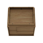 Manhattan Comfort Horizon Modern 22" Nightstand in Maple (2-Drawer) - Set of 2