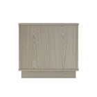 Manhattan Comfort Horizon Modern 22" Nightstand in Whitewashed Oak (2-Drawer) - Set of 2