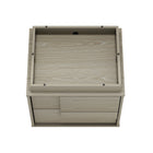 Manhattan Comfort Horizon Modern 22" Nightstand in Whitewashed Oak (2-Drawer) - Set of 2