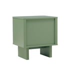 Manhattan Comfort Ella Modern 20" Nightstand in Sage Green (1-Drawer) - Set of 2