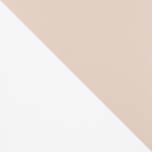 Manhattan Comfort Amara Modern 20" Nightstand in Pale Rose and White (1-Drawer) - Set of 2