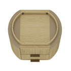 Manhattan Comfort Olivia Modern 27" Nightstand in Natural Oak (2-Drawer) - Set of 2 - 2-NS010-GNO