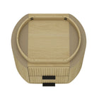 Manhattan Comfort Olivia Modern 27" Nightstand in Natural Oak (2-Drawer) - Set of 2 - 2-NS010-NO