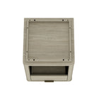 Manhattan Comfort Evelyn Modern 20" Nightstand in Natural (1-Drawer) - Set of 2