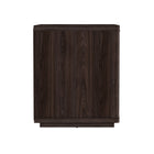 Manhattan Comfort Evelyn Modern 32" Nightstand in Brown (1-Drawer) - Set of 2