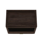 Manhattan Comfort Evelyn Modern 32" Nightstand in Brown (1-Drawer) - Set of 2