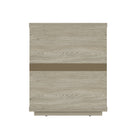 Manhattan Comfort Evelyn Modern 20" Nightstand in Natural (3-Drawer) - Set of 2