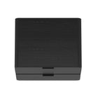 Manhattan Comfort Chrystie Contemporary Modern 26" Nightstand in Black (2-Drawer) - Set of 2