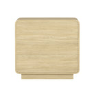 Manhattan Comfort Chrystie Contemporary Modern 26" Nightstand in Natural (2-Drawer) - Set of 2