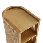 Manhattan Comfort Versailles Industry Chic End Table in Natural - Set of 2