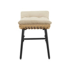 Manhattan Comfort Benson Modern 3-Piece Lounge Chair Set in Cream - Set of 6