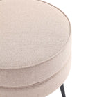 Manhattan Comfort Bailey Mid-Century Modern Upholstered Accent Ottoman in Wheat - Set of 2 - 2-OT003-OTB