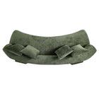 Manhattan Comfort Verandah Mid-Century Modern 2-Piece Sofa Set in Olive Green - 2-SFAC1669-OG