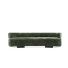Manhattan Comfort Verandah Mid-Century Modern 2-Piece Sofa Set in Olive Green - 2-SFAC1669-OG