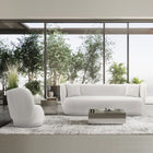 Manhattan Comfort Siri Modern 2-Piece Sofa Set in Cream