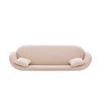 Manhattan Comfort Siri Modern 2-Piece Sofa Set in Wheat