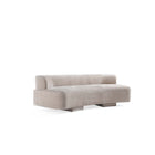 Manhattan Comfort Verandah Mid-Century Modern 2-Piece Sofa Set in Beige - 2-SFLS1617-BE