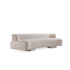 Manhattan Comfort Verandah Mid-Century Modern 2-Piece Sofa Set in Beige - 2-SFLS1617-BE