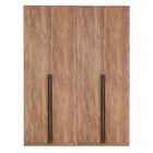 Manhattan Comfort Lee Modern 2-Piece Wardrobe Closet in Golden Brown
