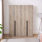 Manhattan Comfort Lee Modern 32" Wardrobe Closet in Rustic Gray - Set of 2 - 2-WC002-GY