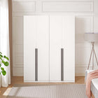 Manhattan Comfort Lee Modern 32" Wardrobe Closet in White - Set of 2 - 2-WC002-WH