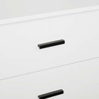Manhattan Comfort Lee Modern 32" Wardrobe Closet in White - Set of 2 - 2-WC002-WH