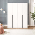 Manhattan Comfort Lee Modern 32" Wardrobe Closet in White - Set of 2 - 2-WC003-WH