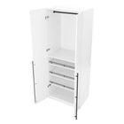 Manhattan Comfort Lee Modern 32" Wardrobe Closet in White - Set of 2 - 2-WC003-WH