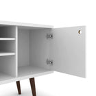 Manhattan Comfort Liberty Mid-Century Modern 53" TV Stand in White