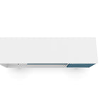 Manhattan Comfort Liberty Mid-Century Modern 53" TV Stand in Blue Slate and White
