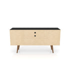 Manhattan Comfort Liberty Mid-Century Modern 53" TV Stand in Black