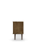 Manhattan Comfort Liberty Mid-Century Modern 53" TV Stand in Rustic Brown