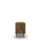 Manhattan Comfort Liberty Mid-Century Modern 63" TV Stand in Rustic Brown