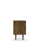Manhattan Comfort Liberty Mid-Century Modern 71" TV Stand in Rustic Brown and Blue Slate