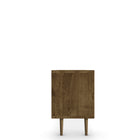 Manhattan Comfort Liberty Mid-Century Modern 71" TV Stand in Rustic Brown and Natural