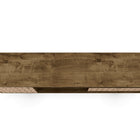 Manhattan Comfort Liberty Mid-Century Modern 71" TV Stand in Rustic Brown and Natural