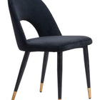 Zuo Menlo Dining Chair (Set of 2) Black